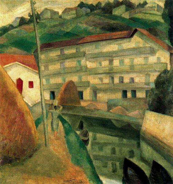 Paisaje De Fuenterrabía - El Canal by Daniel Vazquez Diaz