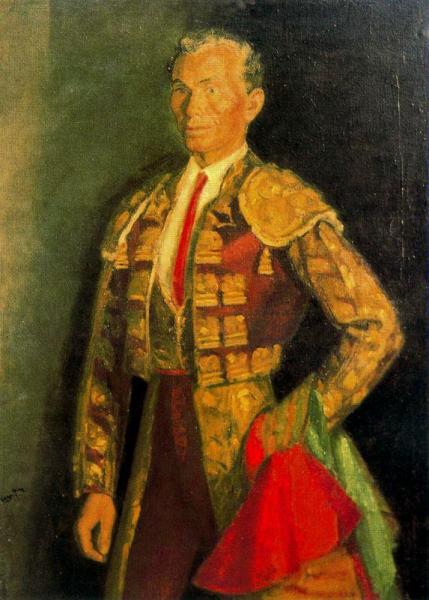 Portrait Of Domingo Ortega by Daniel Vazquez Diaz