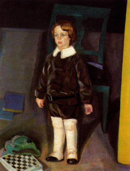 Rafaelito And Chess by Daniel Vazquez Diaz