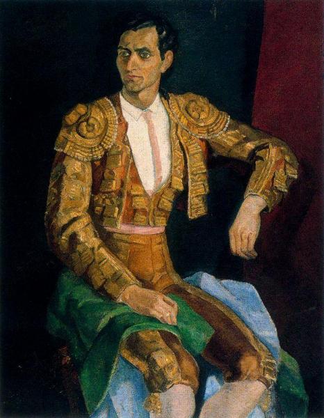 Torero En Tabaco Y Oro by Daniel Vazquez Diaz