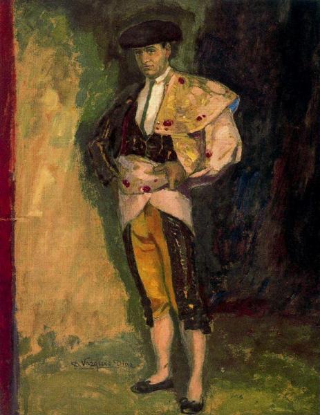 Torero Ricardo Torres "bombita" by Daniel Vazquez Diaz Oil Painting Reproductions