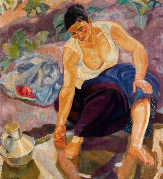 Woman By The River by Daniel Vazquez Diaz