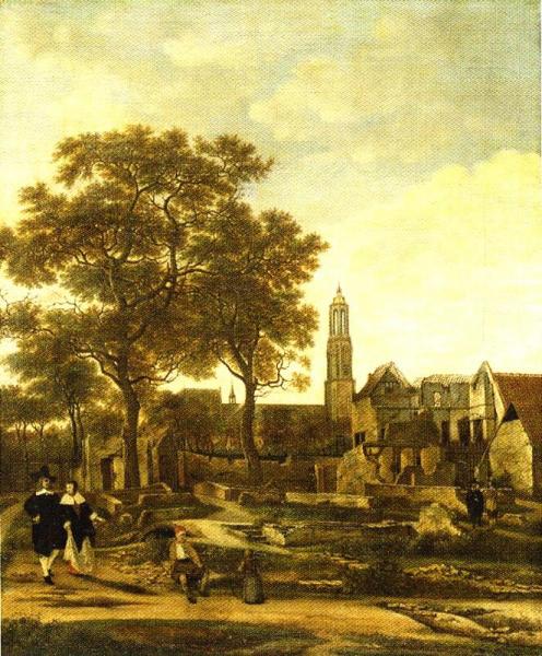 Delft After The Explosion Of The Gun Powder Arsemal by Daniel Vosmaer