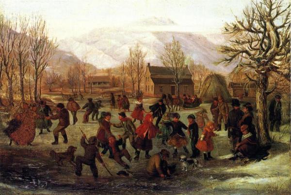 The Skating Pond by Danquart Anton Weggeland