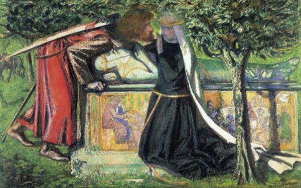 Arthur's Tomb by Dante Gabriel Rossetti Oil Painting Reproductions