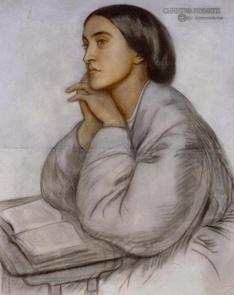 Christina Rossetti by Dante Gabriel Rossetti Oil Painting Reproductions