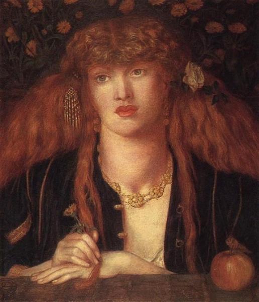 La Bionda Del Balcone by Dante Gabriel Rossetti