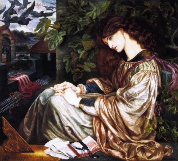 La Pia De' Tolomei by Dante Gabriel Rossetti