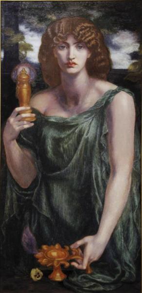 Mnemosyne by Dante Gabriel Rossetti Oil Painting Reproductions