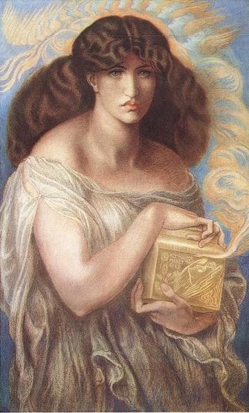 Pandora by Dante Gabriel Rossetti Oil Painting Reproductions