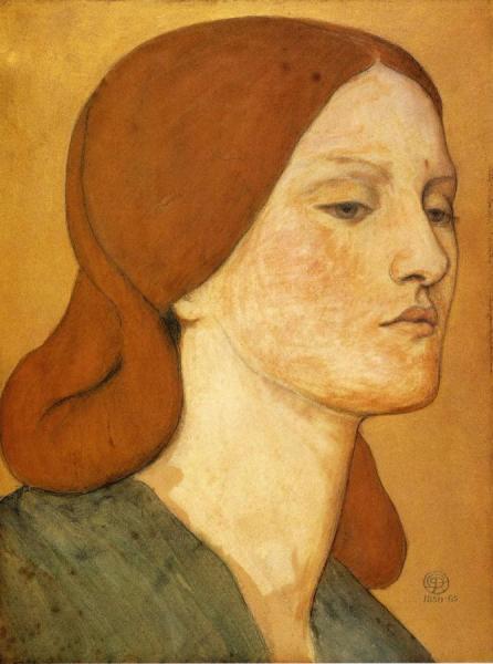 Dante Gabriel Rossetti Portrait Of Elizabeth Siddal