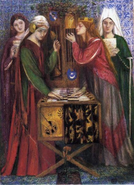 The Blue Closet by Dante Gabriel Rossetti