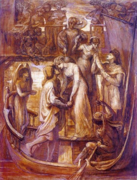 The Boat Of Love by Dante Gabriel Rossetti