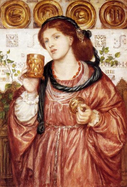 The Loving Cup by Dante Gabriel Rossetti