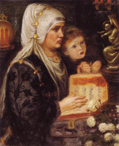 The Two Mothers by Dante Gabriel Rossetti