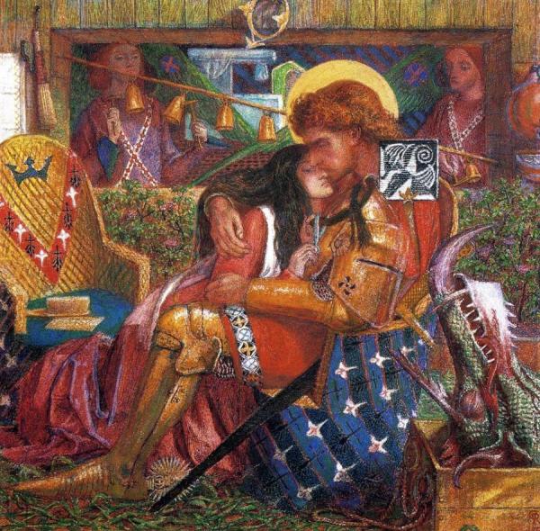 The Wedding Of Saint George And The Princess Sabra by Dante Gabriel Rossetti