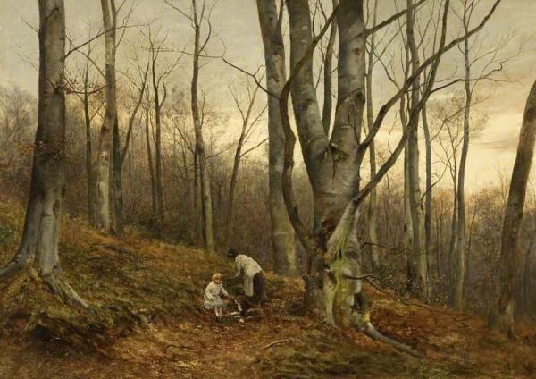 A Beech Wood, Malvern, Worcestershire by David Bates