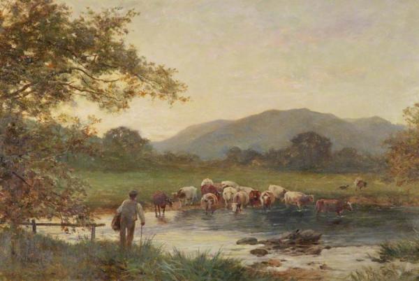Crossing The Severn by David Bates