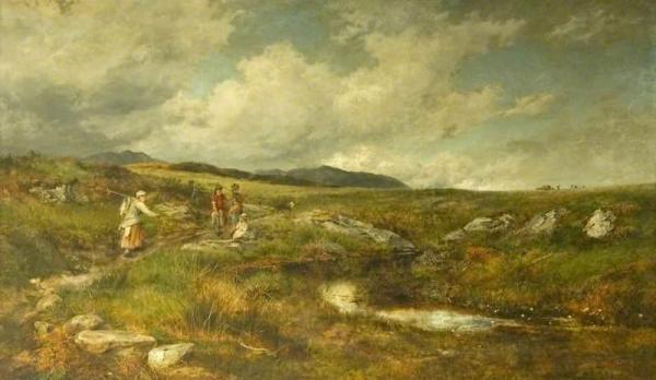 Hay Time On The High Moors by David Bates