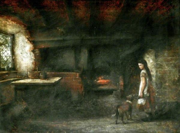 Interior Of A Welsh Cottage by David Bates