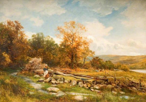 Tidal Fence On The River Conway, Bachlediog by David Bates
