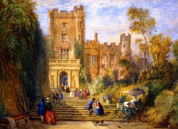 Powis Castle by David Cox, Jr.