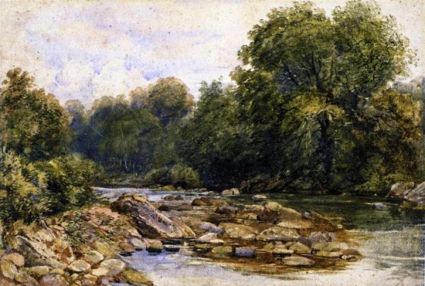 The River Bend by David Cox, Jr. Oil Painting Reproductions