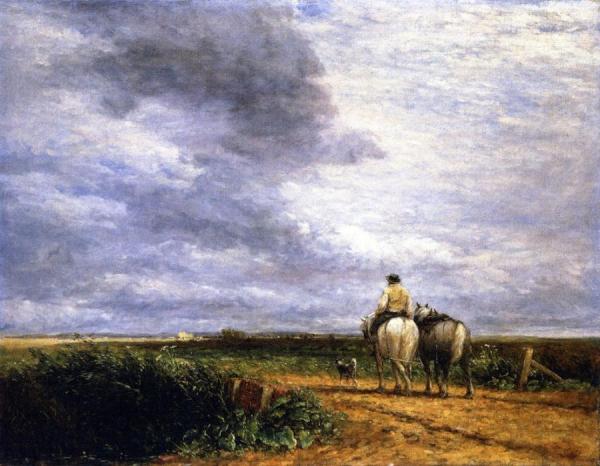 David Cox Going To The Hayfield