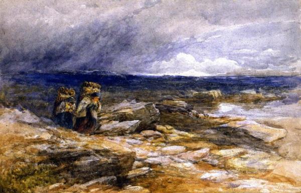 David Cox Peat Gatherers