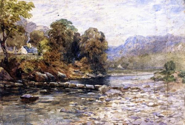 David Cox Stepping Stones, Bettws-y-coed