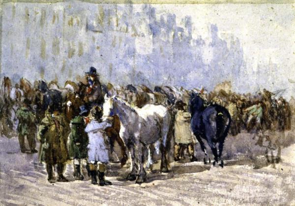 David Cox The Birmingham Horse Fair