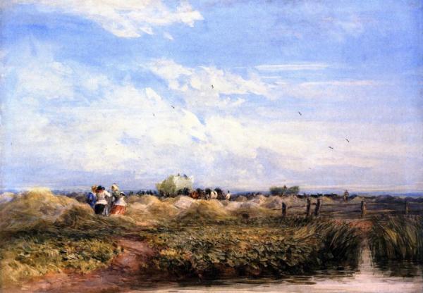 The Hayfield by David Cox Oil Painting Reproductions