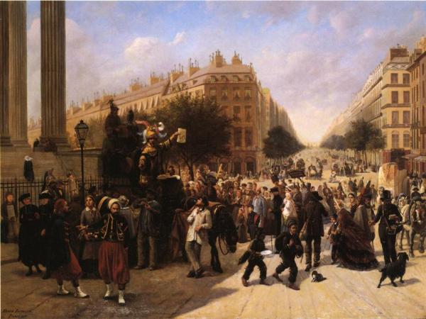 La Place De La Madeleine, Paris by David Jacob Jacobsen