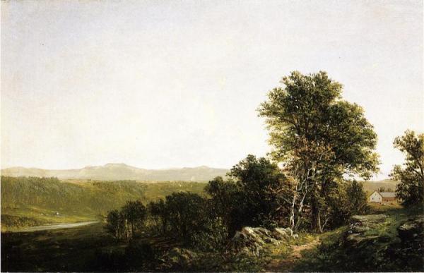 A Lush Summer Landscape by David Johnson