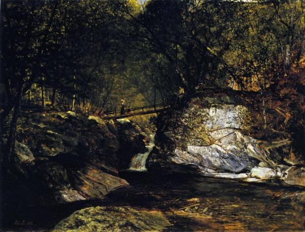 A Study, Bash Bish Falls by David Johnson