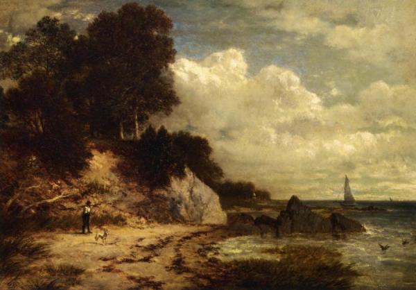 At Larchmont Manor, Long Island Sound, New York by David Johnson