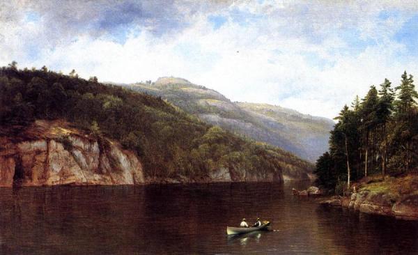 Boating On Lake George by David Johnson