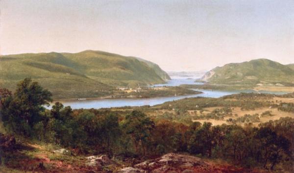 View From Garrison, West Point, New York by David Johnson