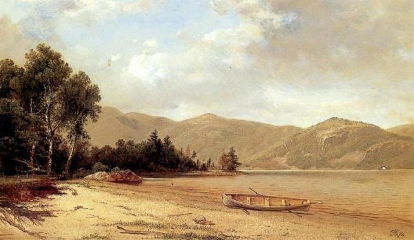 View Of Dresden, Lake George by David Johnson