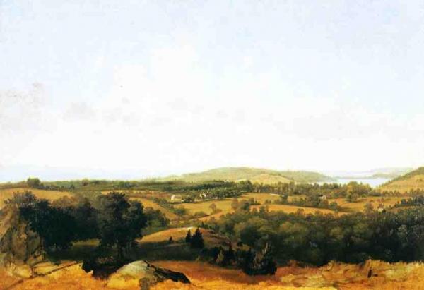 View Of Narragansett Bay Near Warwick, Rhode Island by David Johnson