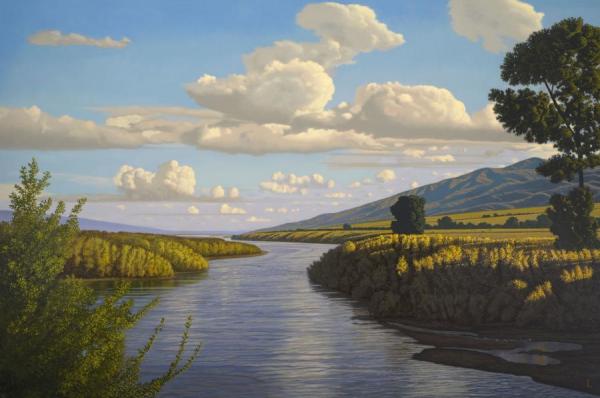 River, 2012 by David Ligare