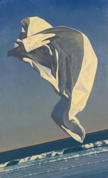 Thrown Drapery (redux) Study I by David Ligare