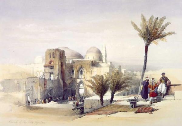 Church Of The Holy Sepulchre, Jerusalem by David Roberts