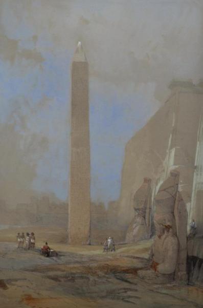 Obelisk At Luxor by David Roberts