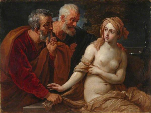 David Teniers Ii Susanna And The Elders (after Guido Reni)