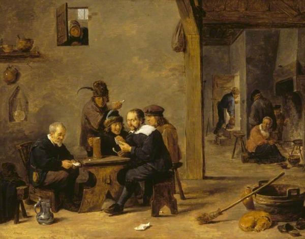The Card Players by David Teniers Ii