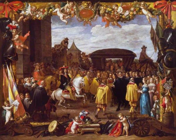 The Entry Of Don Juan Of Austria Into Brussels by David Teniers Ii