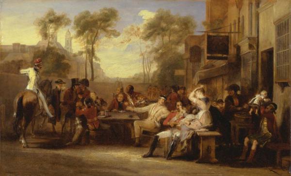 Chelsea Pensioners Receiving The Gazette Announcing The Battle Of Waterloo by David Wilkie