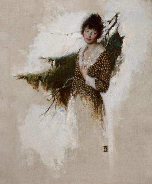 Frontier Woman by Dean Cornwell