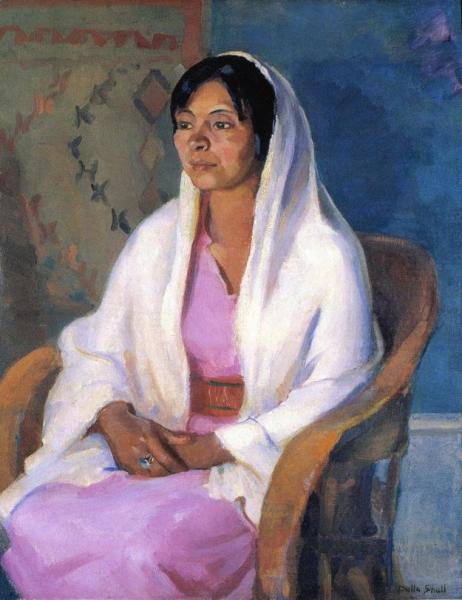 Taos Woman by Della F. Shull